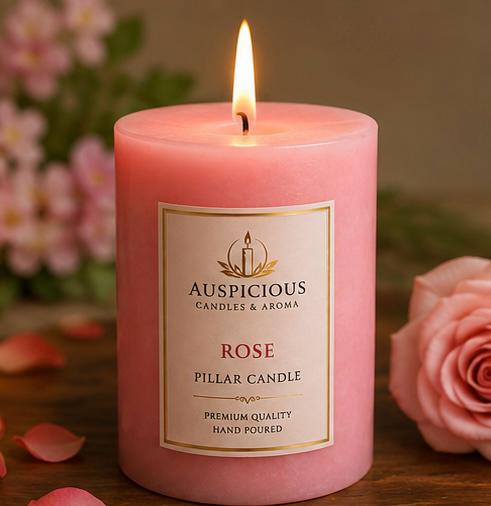 Green Apple Pillar Candle 3x3 in