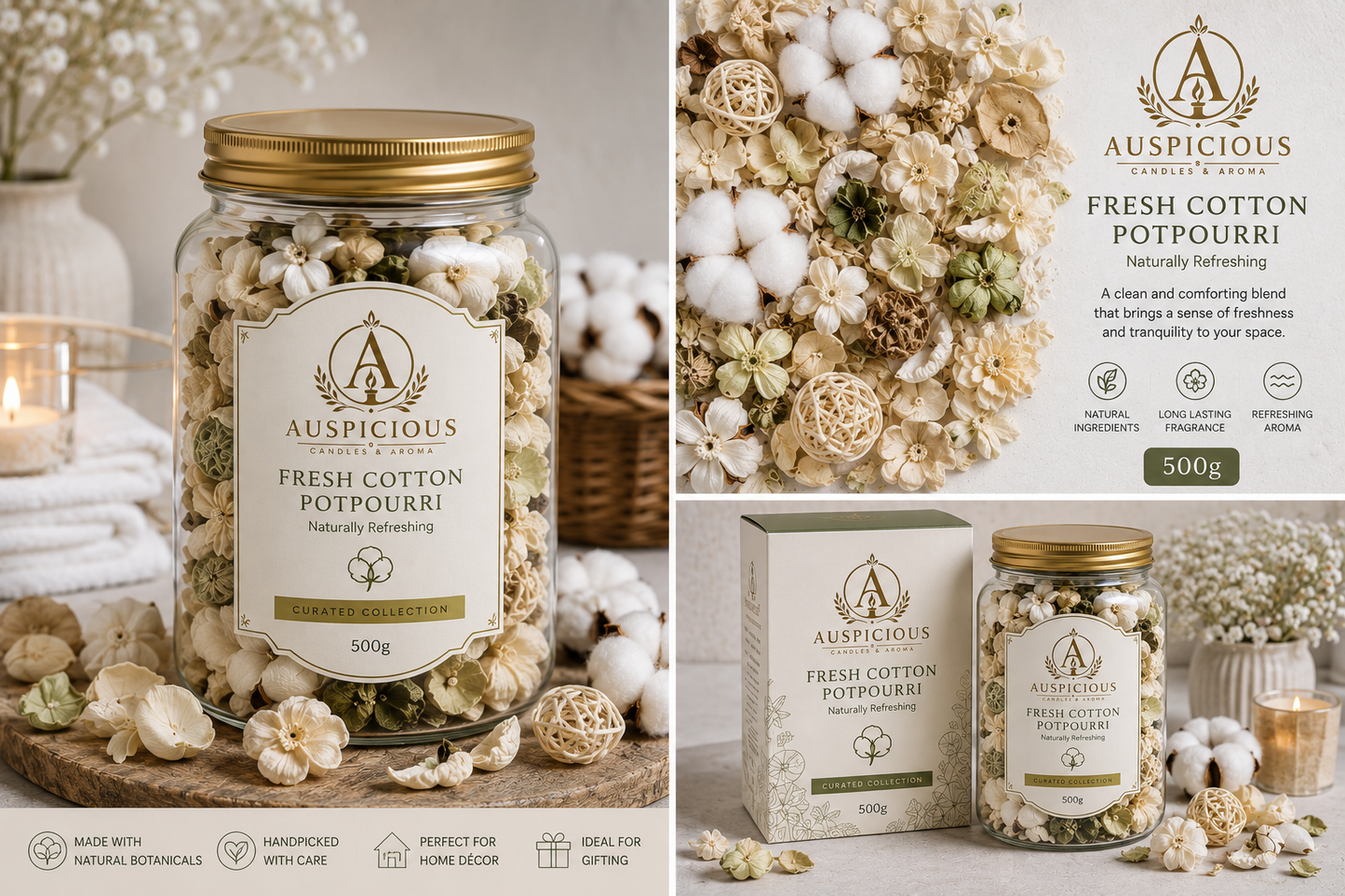 Fresh Cotton Potpourri 500g