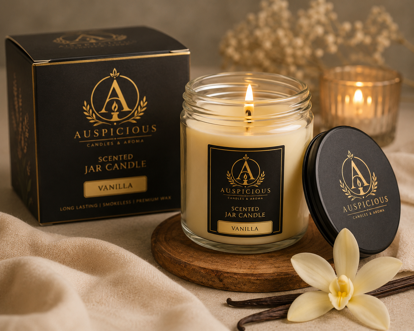Auspicious Scented Jar Candle
