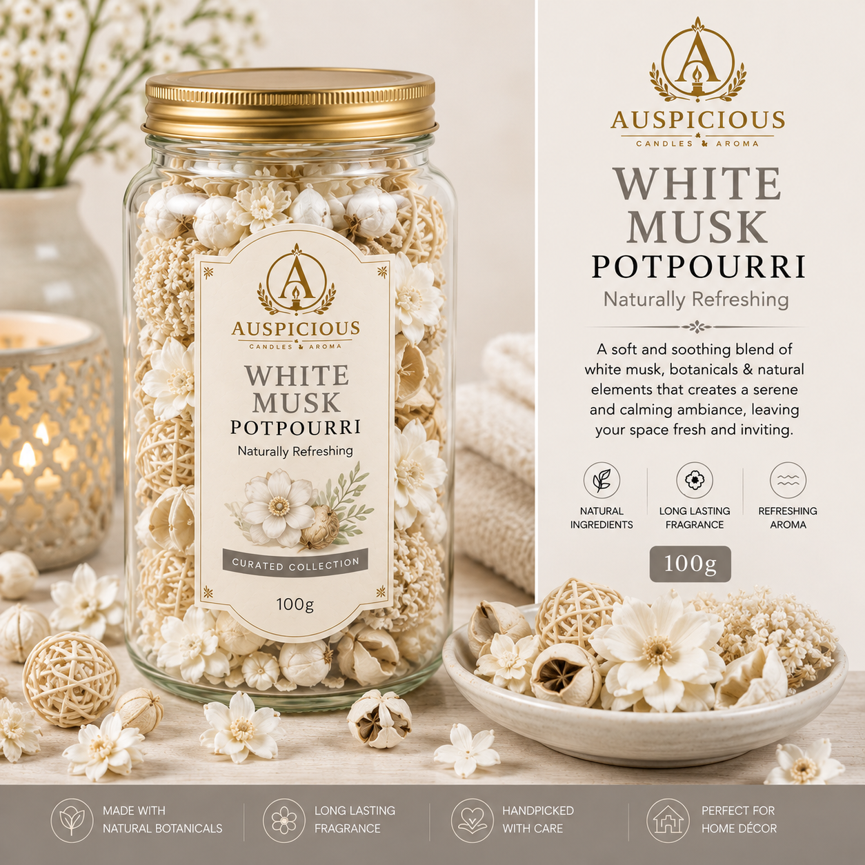White Musk Potpourri 100g