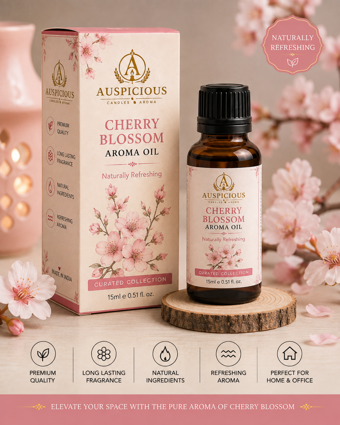 Cherry Blossom Aroma Oil 15ml