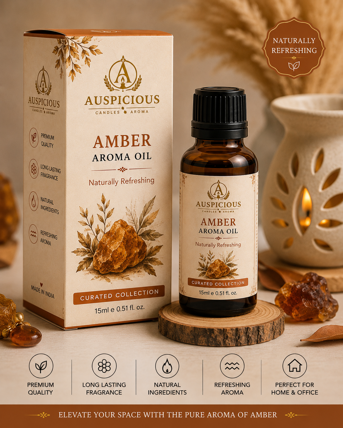 Amber Aroma Oil 15ml