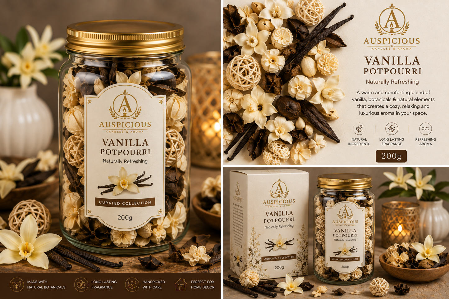 Vanilla Potpourri 200g