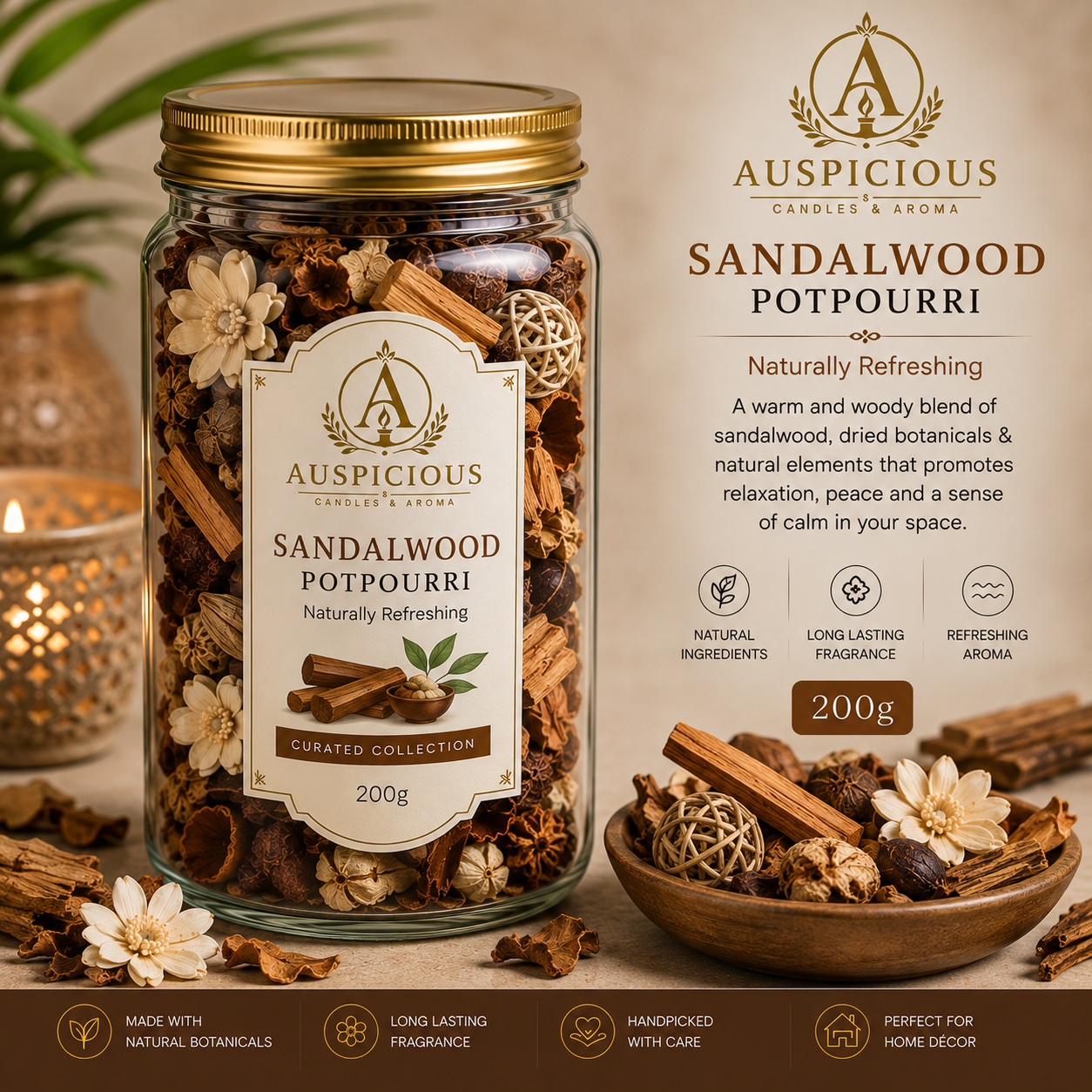 Sandalwood Potpourri 200g