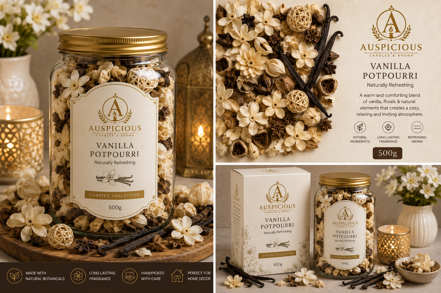Vanilla Potpourri 500g