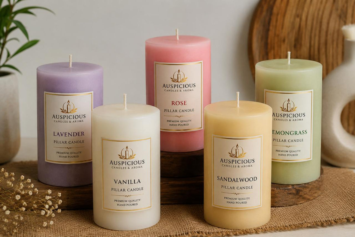 Mix Pillar Candle 1.5x2.5 in