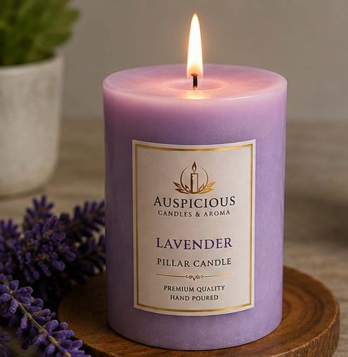 Mogra Pillar Candle 3x3 in
