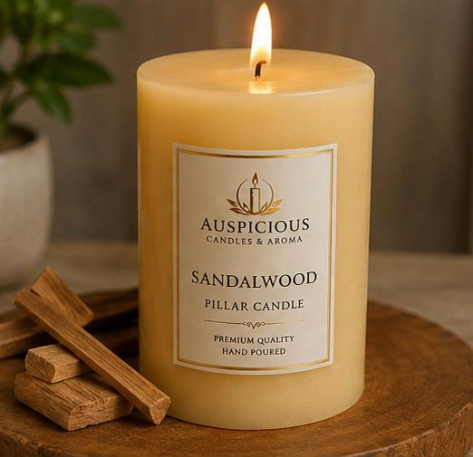 Lemongrass Pillar Candle 3x3 in